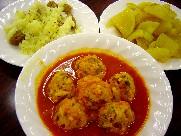 Meat balls curry