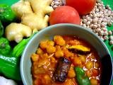 インド豆と野菜のカレー