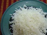 インドで通常食される長粒米