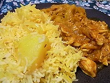 Chicken curry & Rice